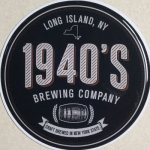 beer coaster from 2 Way Brewing Co. ( NY-1940-1 )