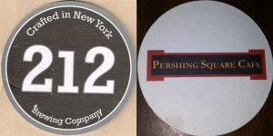 beer coaster from 42 North Brewing Company ( NY-212-3 )