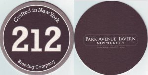 beer coaster from 42 North Brewing Company ( NY-212-5 )