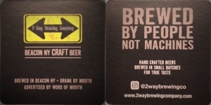 beer coaster from 212 Brewing Company ( NY-2WAY-1 )