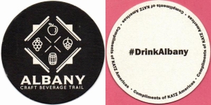 beer coaster from Albany Pump Station ( NY-ALBY-1 )