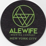 beer coaster from Allen Street Beer Co ( NY-ALEW-1 )