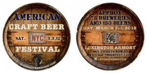 beer coaster from Amity Ales Brewpub & Eatery ( NY-AMER-2012 )