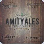 beer coaster from Amsdell Brewing Co. ( NY-AMI-1 )