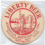 beer coaster from Amity Ales Brewpub & Eatery ( NY-AMN-4 )