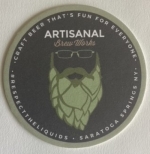 beer coaster from Aspire Brewing ( NY-ARTI-5 )