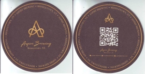 beer coaster from Atlantic Brewing Co ( NY-ASPI-2 )