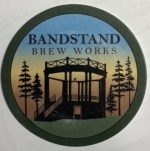 beer coaster from Bandwagon Brew Pub ( NY-BANS-1 )