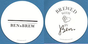 beer coaster from Best Beverage Co. ( NY-BENS-1 )