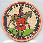 beer coaster from Beverwyck Breweries, Inc. (Beverwyck Brewing Co.) ( NY-BEV-15 )