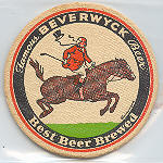 beer coaster from Beverwyck Breweries, Inc. (Beverwyck Brewing Co.) ( NY-BEV-16 )