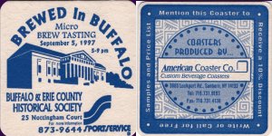 beer coaster from Brewery @ Dutch Ale House ( NY-BIBO-1997 )