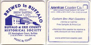 beer coaster from Brewery @ Dutch Ale House ( NY-BIBO-2001 )