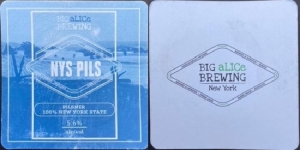 beer coaster from Big Apple Beer ( NY-BIGL-3 )