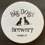 beer coaster from Big House Brewing ( NY-BIGO-1 )