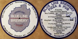 beer coaster from Blue Point Brewing Co. ( NY-BLNE-2 )