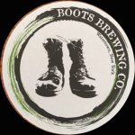 beer coaster from Bottomless Brewing ( NY-BOOS-1 )