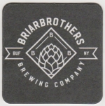 beer coaster from Brick House Brewery ( NY-BRIA-1 )