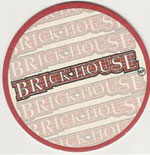 beer coaster from Brickyard Brewing Co. ( NY-BRIK-3 )