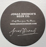 beer coaster from Bronx Brewery, The ( NY-BRON-1 )