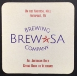 beer coaster from BriarBrothers Brewing Company ( NY-BRSA-2 )