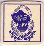 beer coaster from Buffalo Brewing Company ( NY-BUFF-1 )