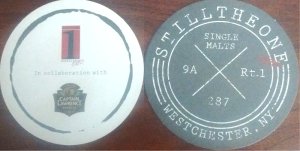 beer coaster from Carnegie Hill Brewing Co. ( NY-CAPT-4 )