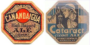 beer coaster from Catskill Brewery ( NY-CAT-2B )