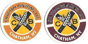 beer coaster from Chautauqua Brewing Co. ( NY-CHAT-1 )