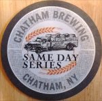 beer coaster from Chautauqua Brewing Co. ( NY-CHAT-4 )