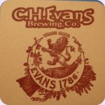 beer coaster from Canandaigua Brewery Inc. ( NY-CHEV-1 )