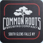 beer coaster from Commonwealth Brewing Co. ( NY-COMR-1 )