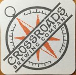 beer coaster from Crystal Spring Brewing Co.  ( NY-CROS-4 )