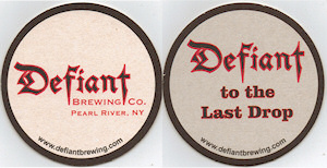 beer coaster from Delatour Beverage Corp. ( NY-DEFI-3 )