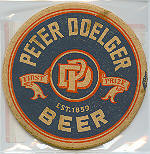 beer coaster from Dotterweich, A., Brewing Co. ( NY-DLGR-1 )