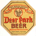 beer coaster from Defiant Brewing Co. ( NY-DPB-2 )