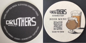 beer coaster from Drytown Brewery ( NY-DRUT-7 )