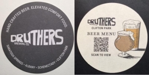 beer coaster from Drytown Brewery ( NY-DRUT-8 )