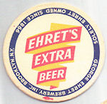 beer coaster from Eichler, John, Brewing Co. ( NY-EHR-2A )