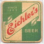 beer coaster from Eisenadler Brauhaus ( NY-EICH-1 )