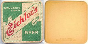 beer coaster from Eisenadler Brauhaus ( NY-EICH-2 )