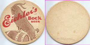 beer coaster from Eisenadler Brauhaus ( NY-EICH-4 )