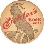 beer coaster from Eisenadler Brauhaus ( NY-EICH-4B )