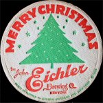 beer coaster from Eisenadler Brauhaus ( NY-EICH-5A )