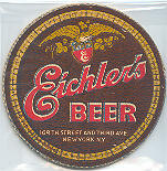 beer coaster from Eisenadler Brauhaus ( NY-EICH-6 )