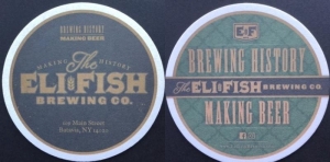 beer coaster from Ellicottville Brewing Co.  ( NY-ELIF-2 )