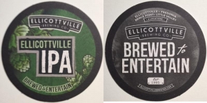 beer coaster from Empire Brewing Co. ( NY-ELLI-20 )