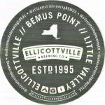 beer coaster from Empire Brewing Co. ( NY-ELLI-22 )