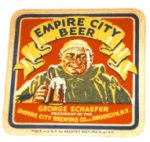 beer coaster from Empire State Brewing Co. ( NY-EMPC-1 )