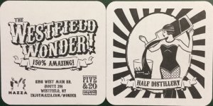 beer coaster from Five Boroughs Brewing Co. ( NY-F20-3 )